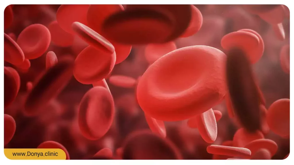 عکس گلبول های قرمز خون در بیماری هموفیلی