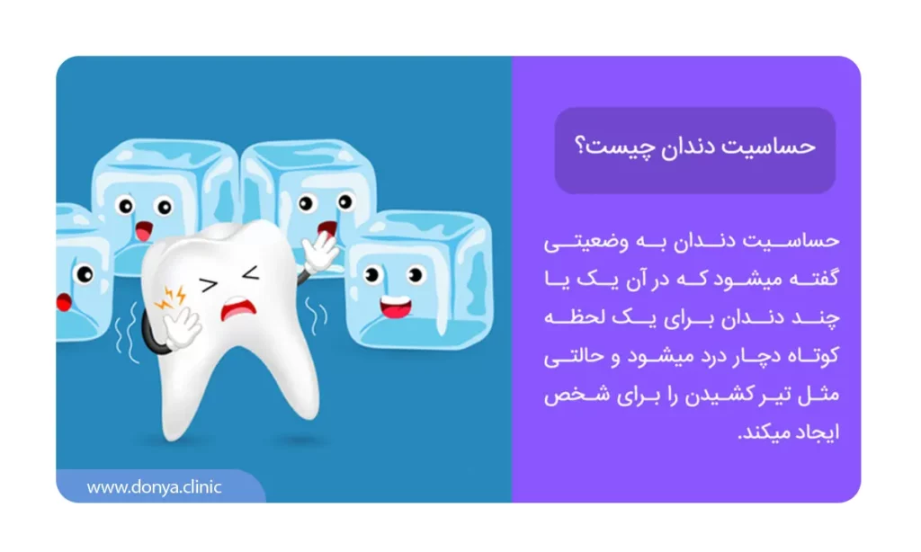 اینفوگرافی حساسیت دندان چیست