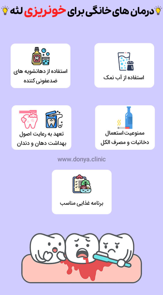 درمان های خانگی برای خونریزی لثه