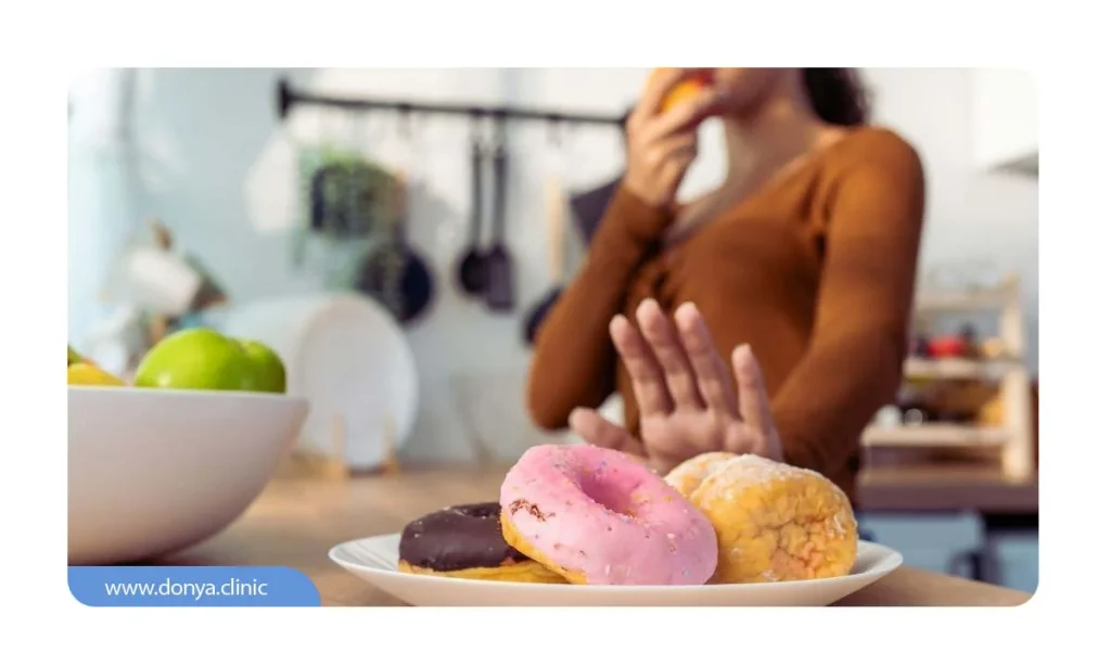اجتناب از خوردن شیرینی